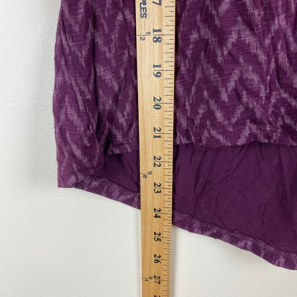 Lucky‎ Brand Boho Crochet Lace Blouse Purple Flowy Festival Peasant Indie Top S - Picture 8 of 8